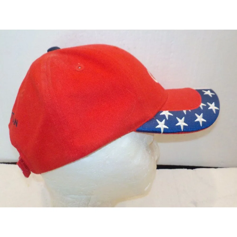 Vet Center Marine Veteran Embroidered Red White & Blue Stars & Stripes Hat Cap